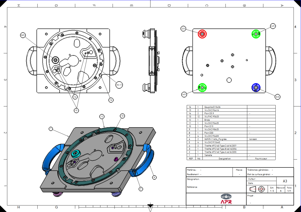 mise en plan sur TopSolid